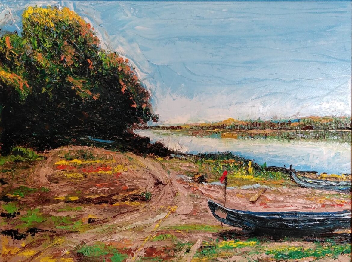 Пейзаж от Дунава край Ряхово